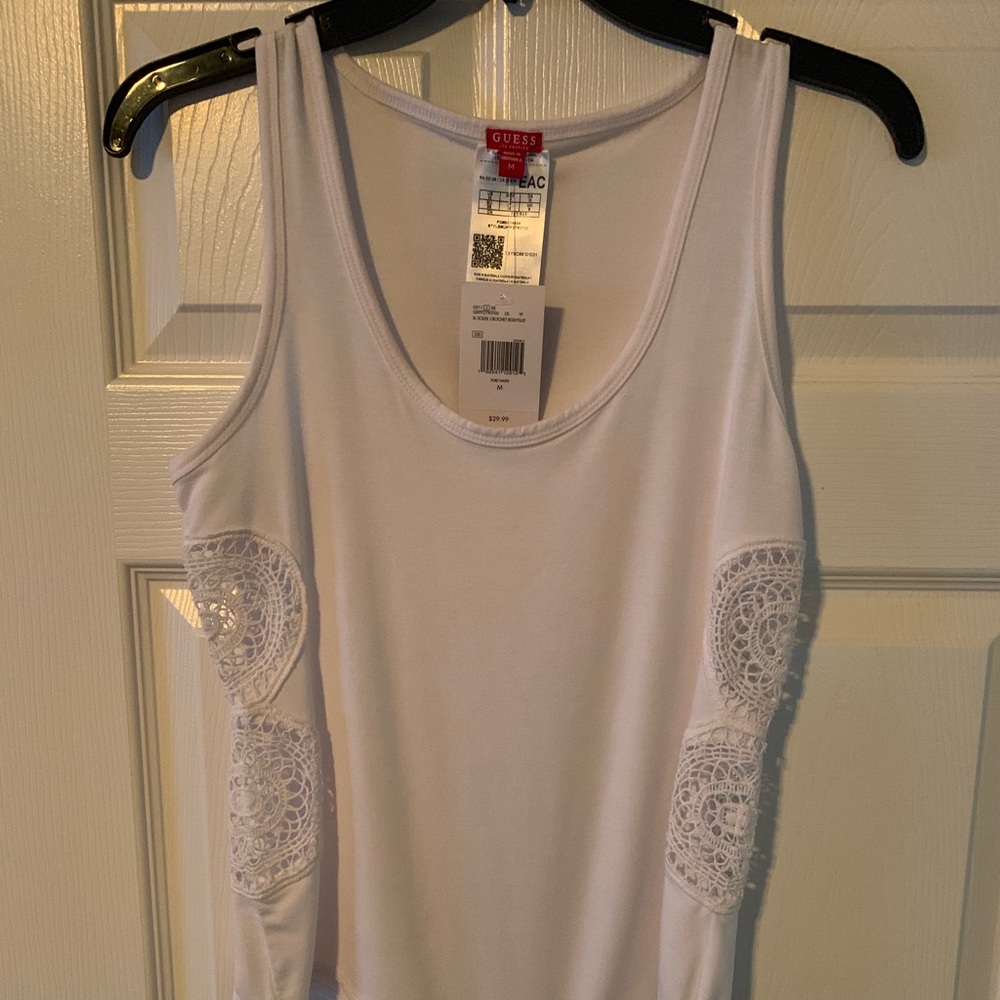White Guess bodysuit